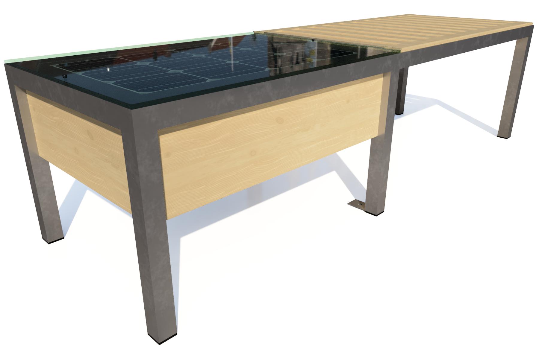 Vizualizace lavičky